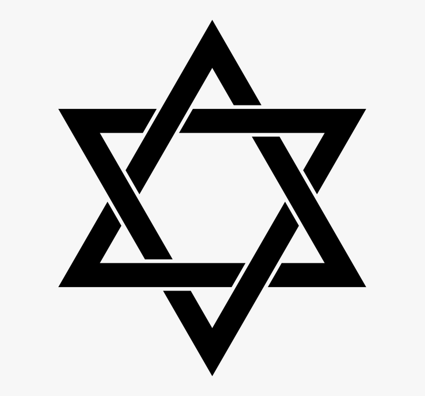 Jewish Star Png - Star Of David, Transparent Png, Free Download