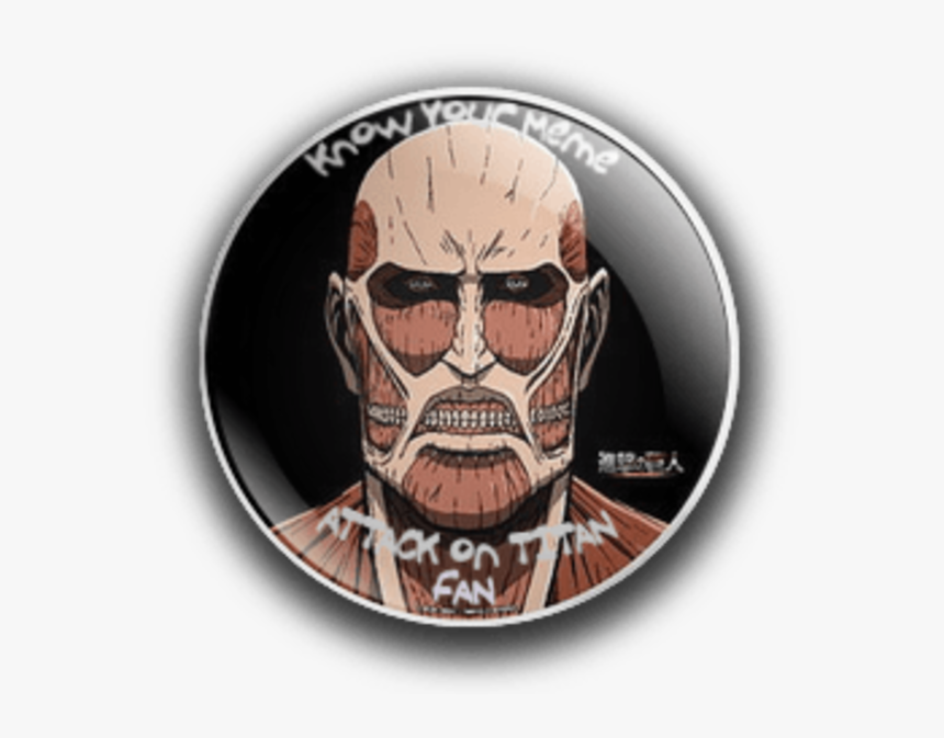 En Fan Eren Yeager T-shirt Skull - Shingeki No Kyojin Big Titan, HD Png Download, Free Download