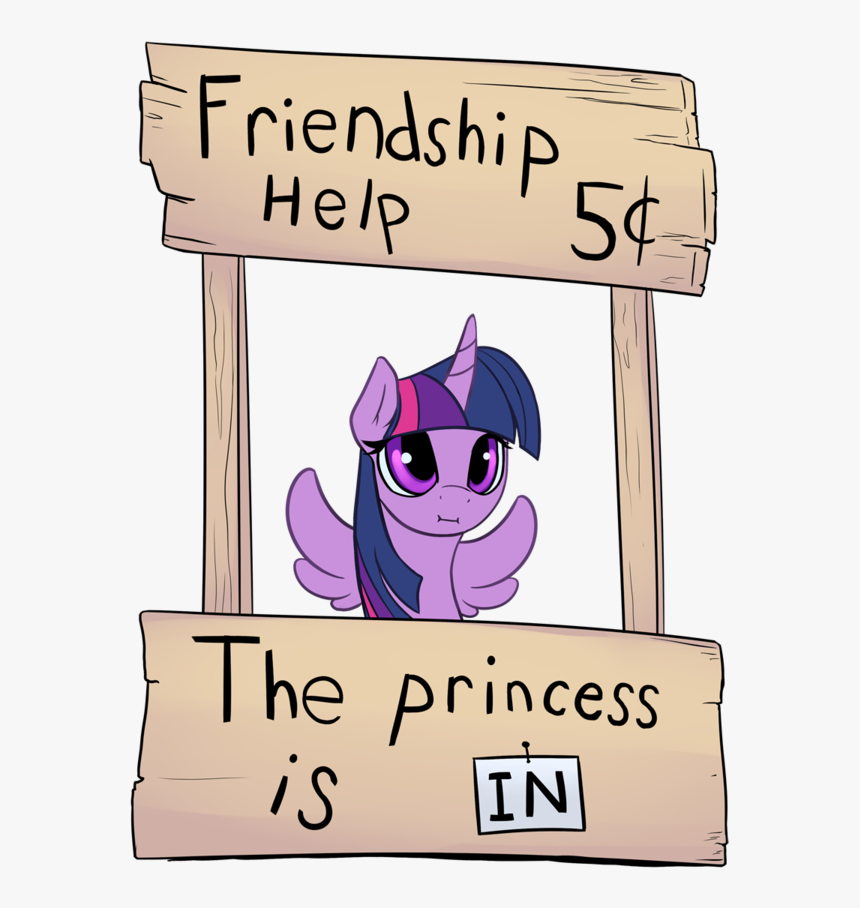 Friendshi P Help The Princess Twilight Sparkle Pony - Cartoon, HD Png Download, Free Download