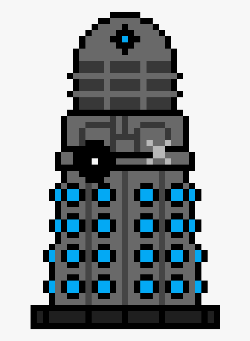 Dalek Pixel Art , Png Download - Pixel Art Dalek, Transparent Png, Free Download