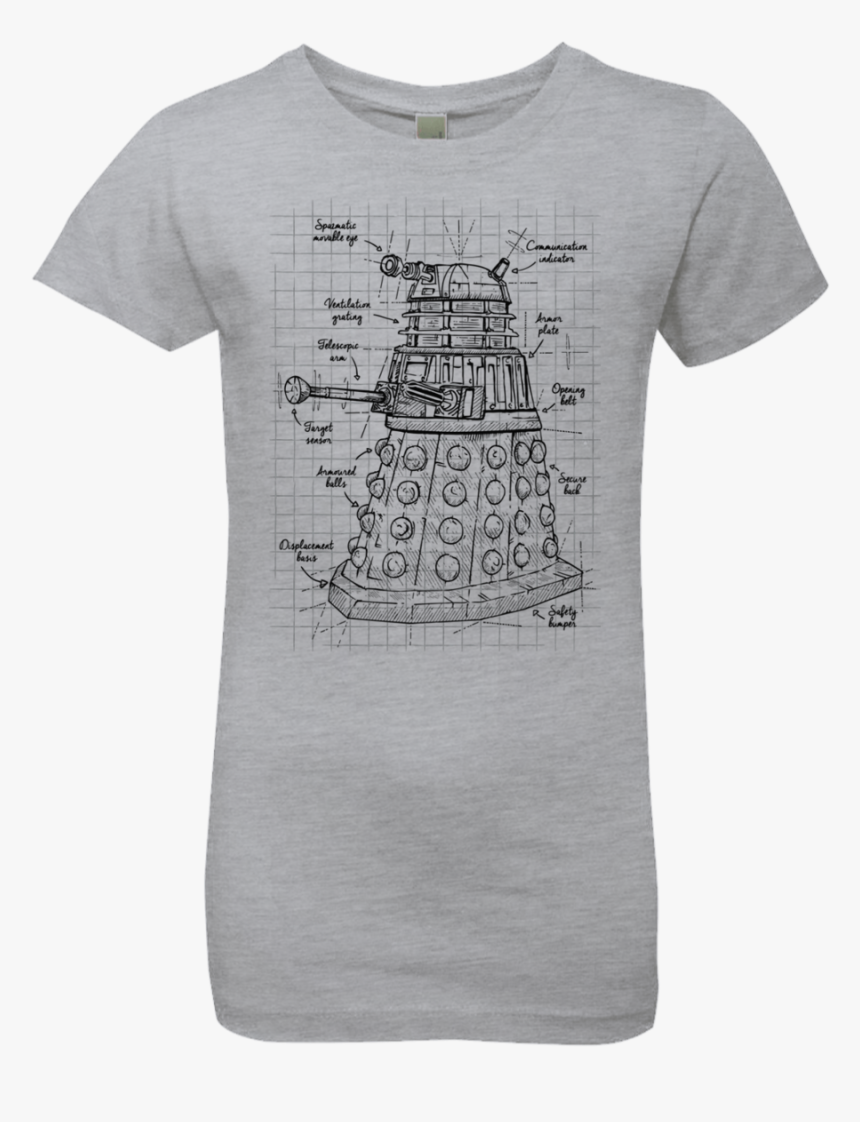 Dalek Plan Girls Premium T-shirt - Dalek T Shirt, HD Png Download, Free Download