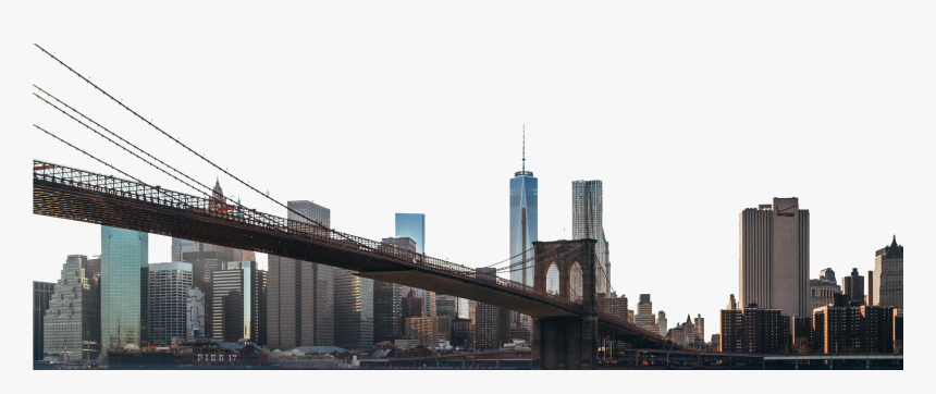 Brooklyn Bridge Park One World Trade Center Wallpaper - Brooklyn Bridge, HD Png Download, Free Download