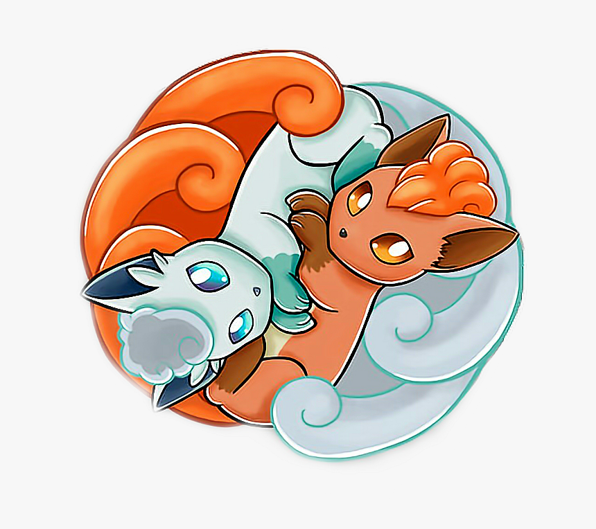 #pokemon #vulpix #alolan #yin #yang - Pokemon Yin And Yang, HD Png Download, Free Download