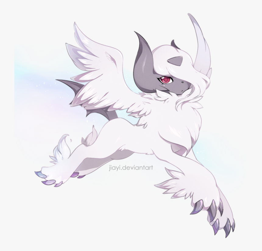 Absol And Mega Absol Drawn By Artrica - Pretty Absol, HD Png Download, Free Download