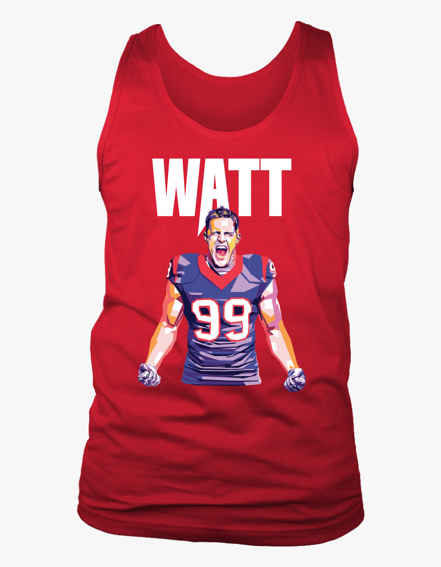 Jj Watt Pop Art Tank"
 Class="lazy - Lifeguard Tank Top Men, HD Png Download, Free Download