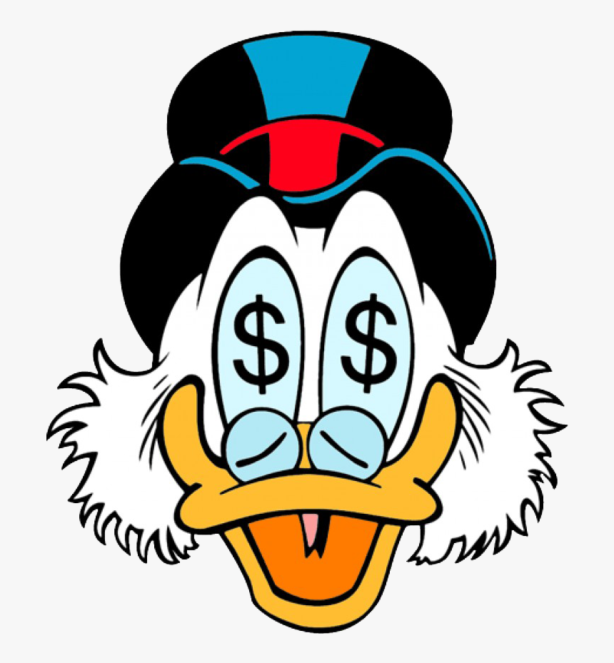 Scrooge Mcduck Png Picture - Scrooge Mcduck Money Eyes, Transparent Png, Free Download
