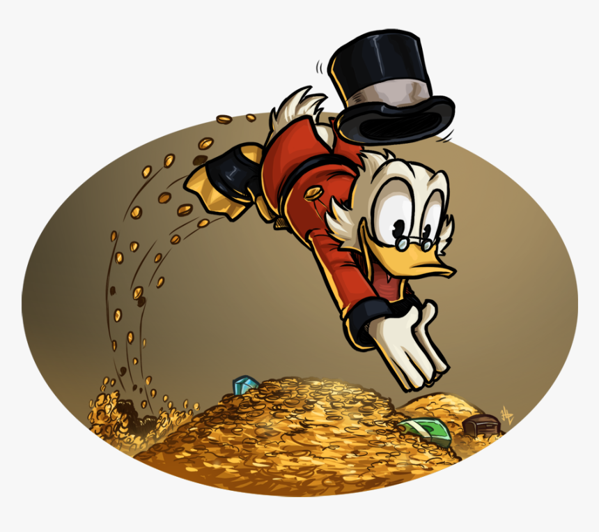 Scrooge Mcduck Quickie - Illustration, HD Png Download, Free Download