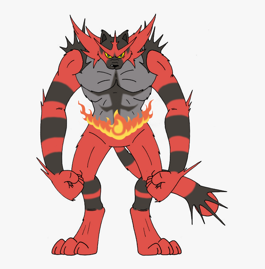 727 Incineroar / Proud-piece By Kuruttra - Illustration, HD Png Download, Free Download