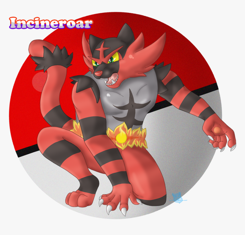 Incineroar - Cartoon, HD Png Download, Free Download