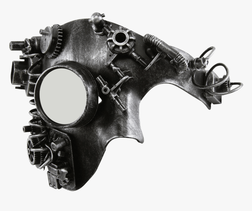 Silver Steampunk Monocle Phantom Mask By Medieval Collectibles, HD Png Download, Free Download
