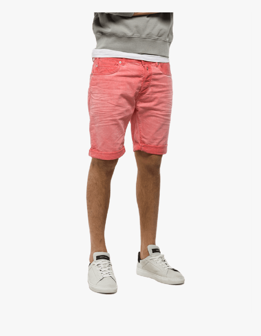 Replay Jeans Coral Short Man - Pocket, HD Png Download, Free Download