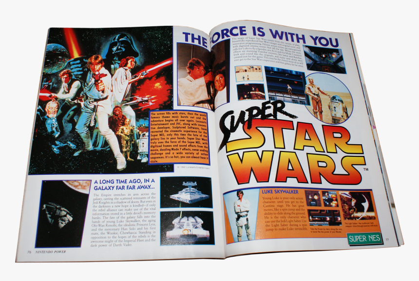 Nintendo Power Super Star Wars, HD Png Download, Free Download
