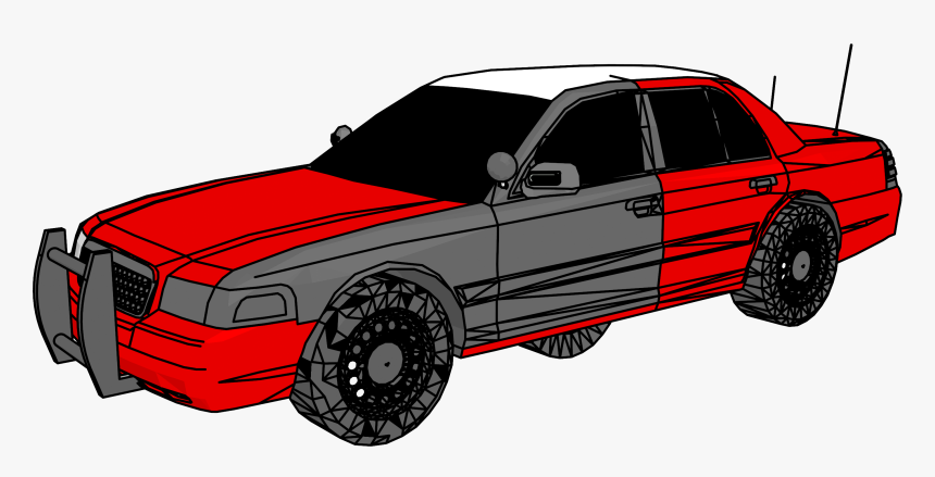 Car With Flames Clipart Clip Art Stock Ford Crown Victoria - Group A, HD Png Download, Free Download