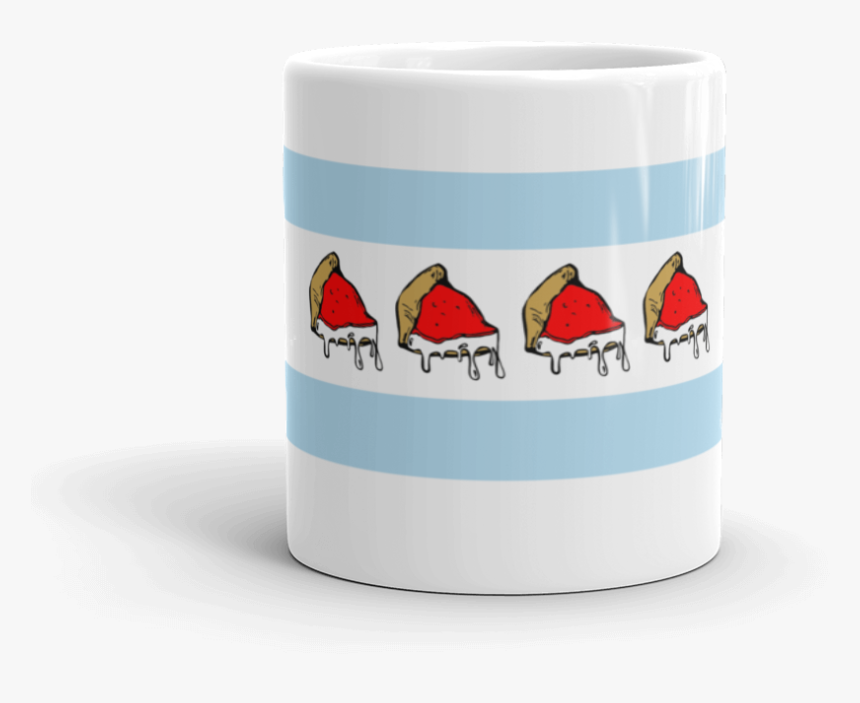 Chicago Flag Coffee Cup Mockup Front View 11oz, HD Png Download, Free Download