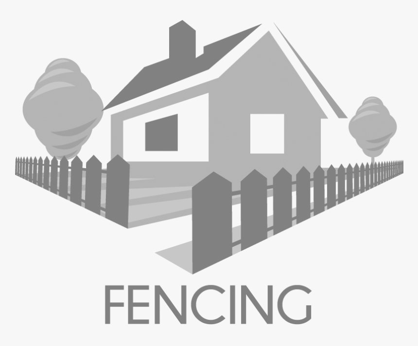 Legacy Web Icons Fencing Bw - House, HD Png Download, Free Download