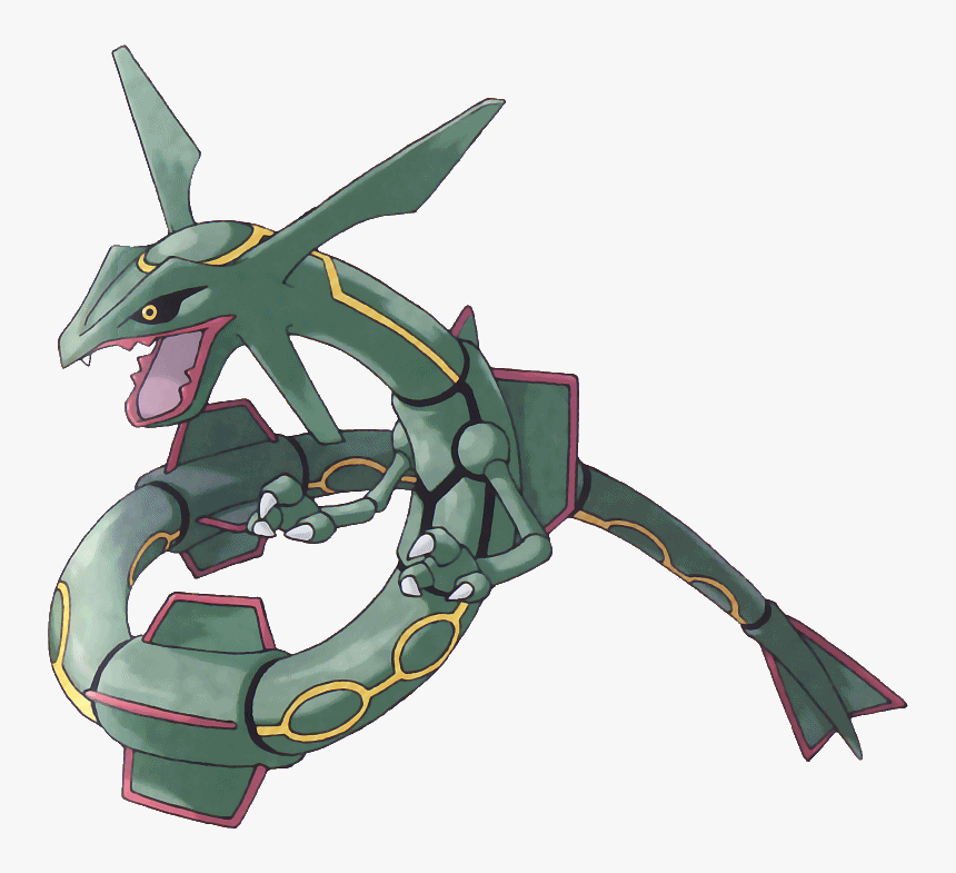 Rayquaza, The Legendary Pokemon - Pokemon Rayquaza, HD Png Download, Free Download