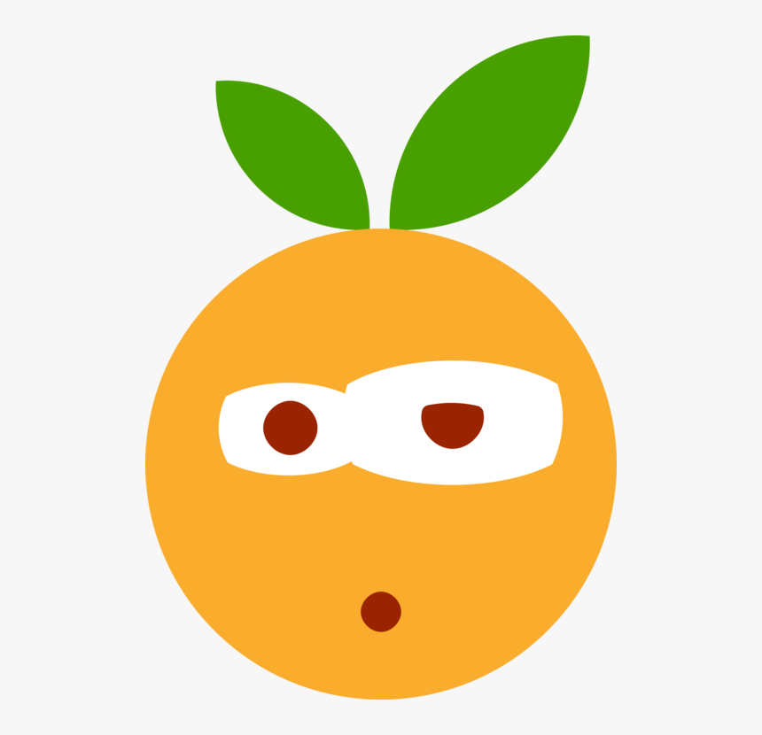 Plant,leaf,apple - Emoji Da Laranja, HD Png Download, Free Download