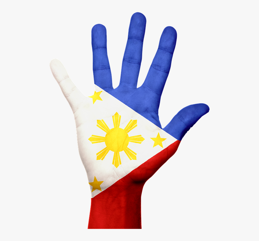 Hand With Philippine Flag Clipart , Png Download - Hand With Philippine Flag, Transparent Png, Free Download