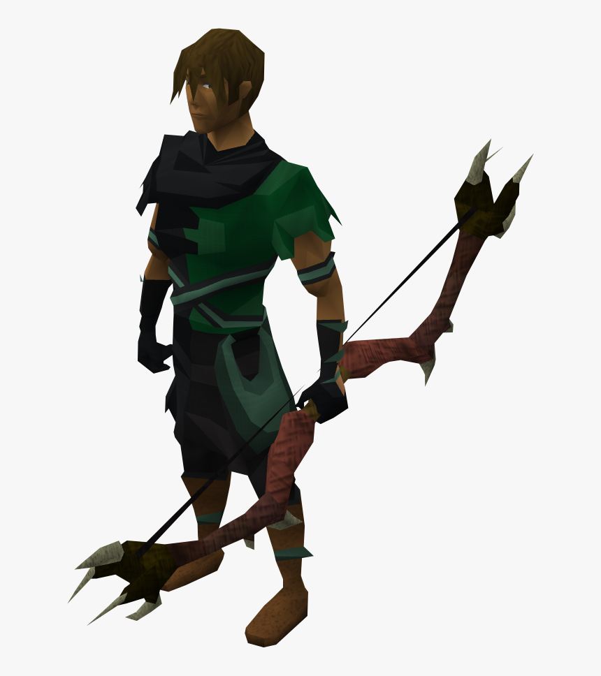 The Runescape Wiki - Dark Bow Osrs, HD Png Download, Free Download