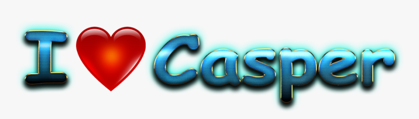 Casper Love Name Heart Design Png - Heart, Transparent Png, Free Download