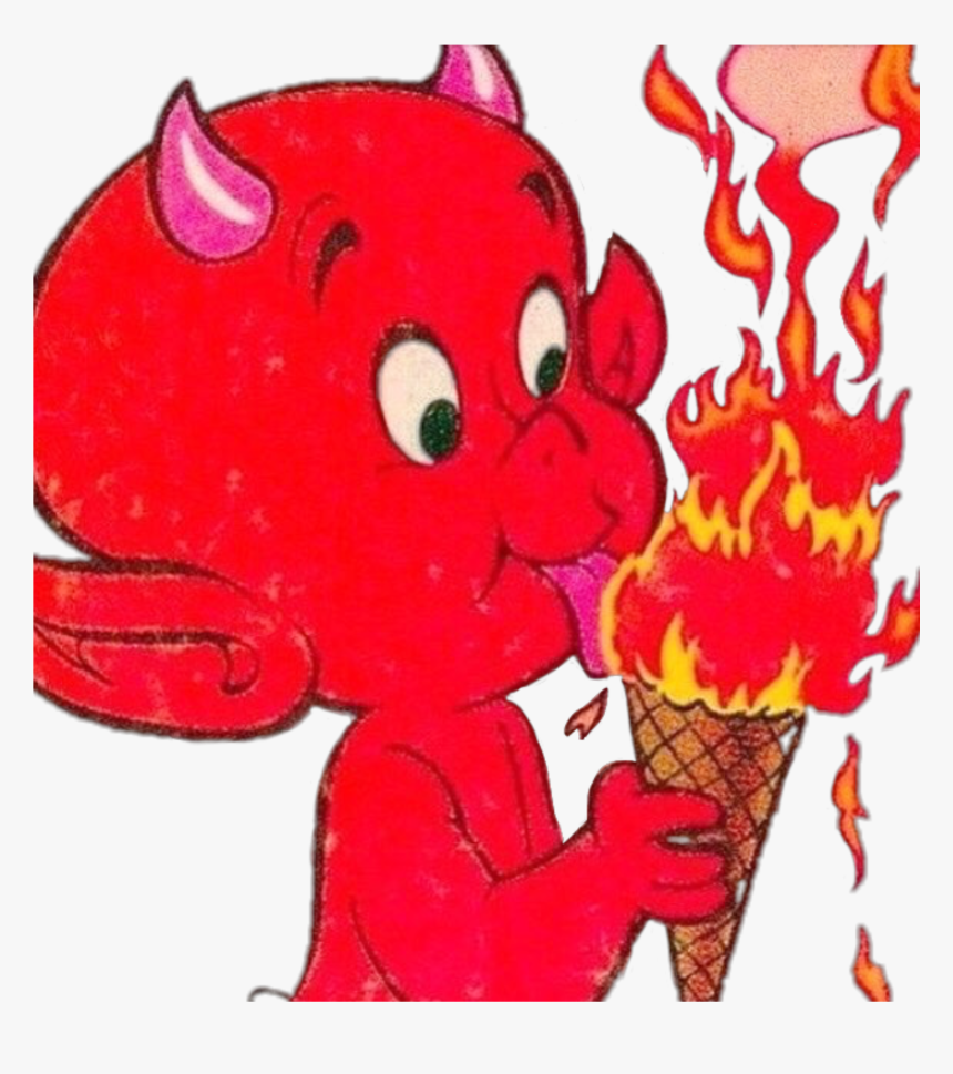 #casperthefriendlyghost #casper #devil #littledevil - Little Devil Eating Ice Cream, HD Png Download, Free Download