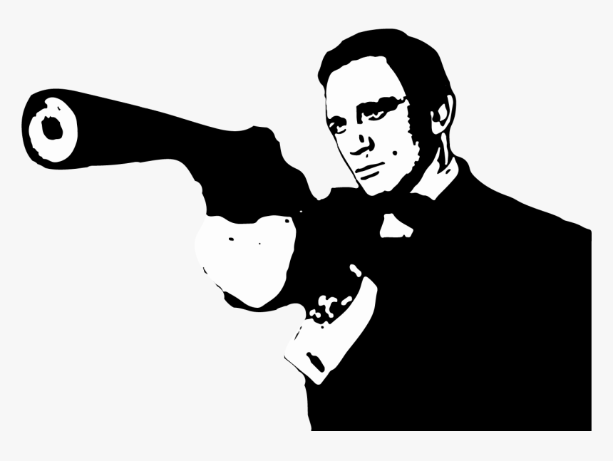 Gun James Bond Vector Png, Transparent Png, Free Download