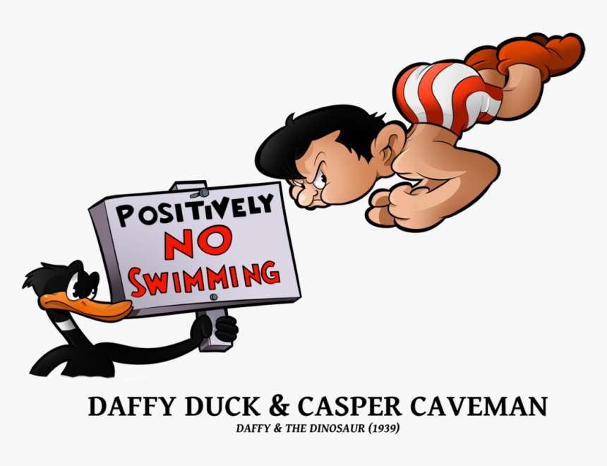 Daffy Duck N - Casper Caveman, HD Png Download, Free Download