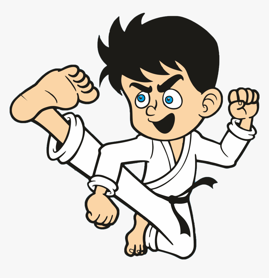 Karate Cartoon Royalty-free Clip Art - Karate Cartoon, HD Png Download, Free Download