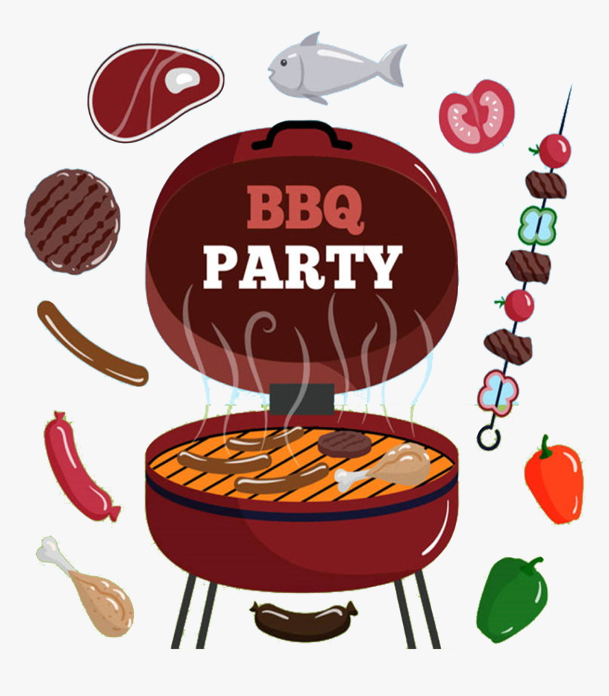 Hot Dog Grilling Clipart Png Freeuse Stock Barbecue - Bbq Png, Transparent Png, Free Download