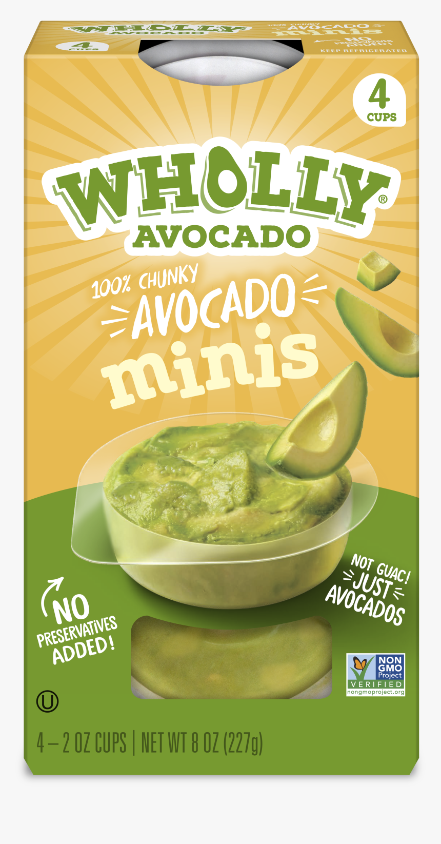 37040 Wa Chunky Avo 4 2oz Carton Front - Saag, HD Png Download, Free Download