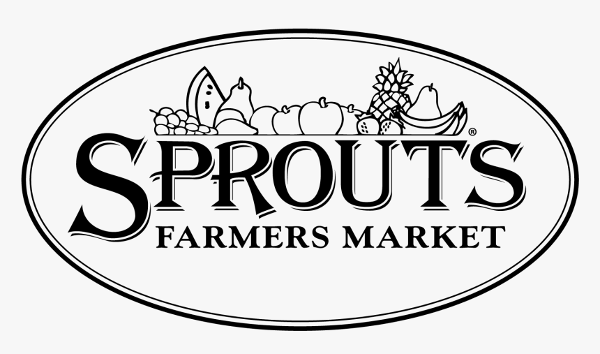 Sprouts Black And White Logo, HD Png Download, Free Download