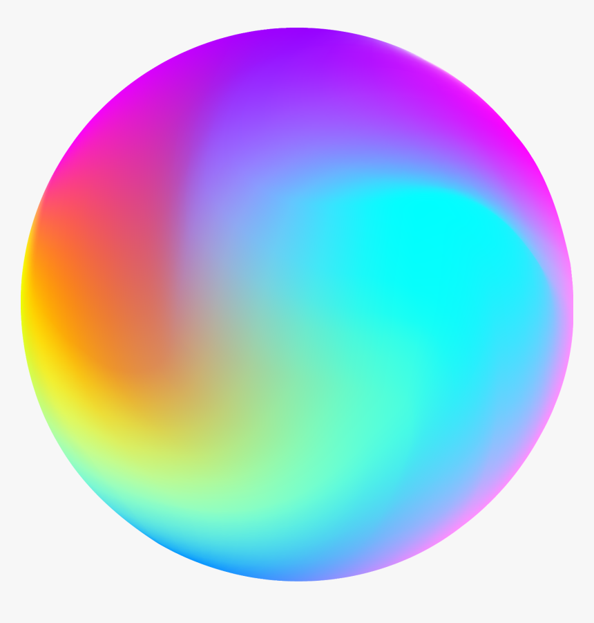Colorful Gradient Orbs Png, Transparent Png, Free Download