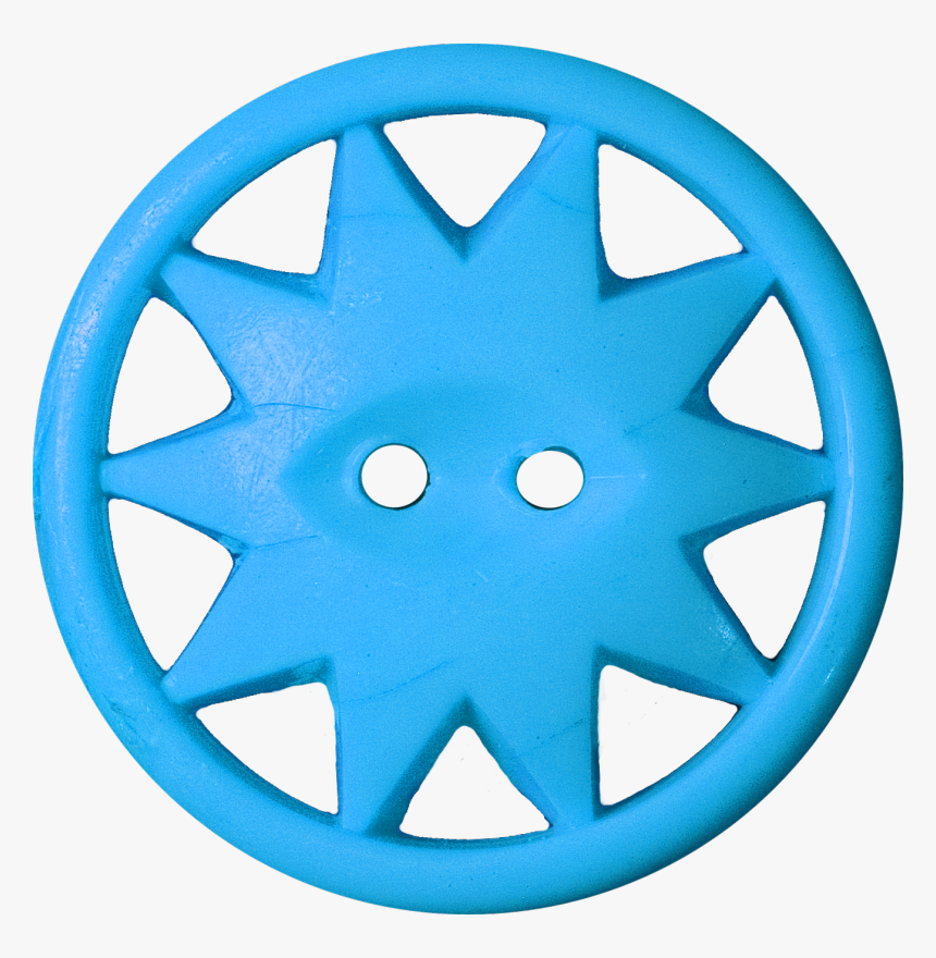 Button With Ten-pointed Star Inscribed In A Circle, - Circle, HD Png Download, Free Download