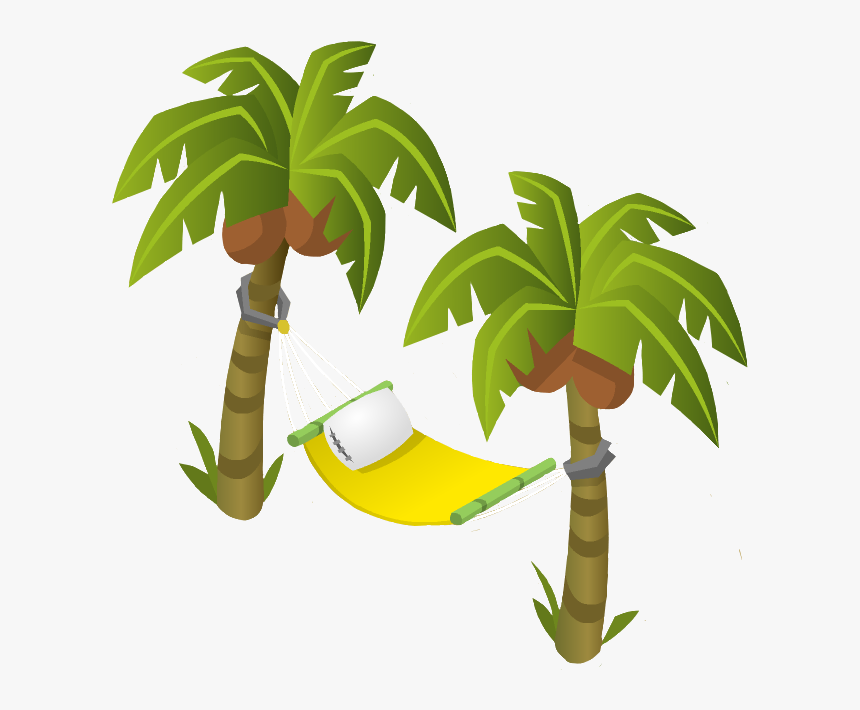 Palm Tree Hammock - Palm Tree Animal Jam, HD Png Download, Free Download
