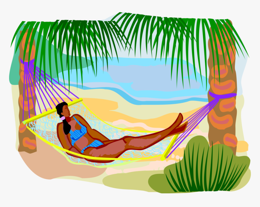 Hammock Clipart Vector - Illustration, HD Png Download, Free Download