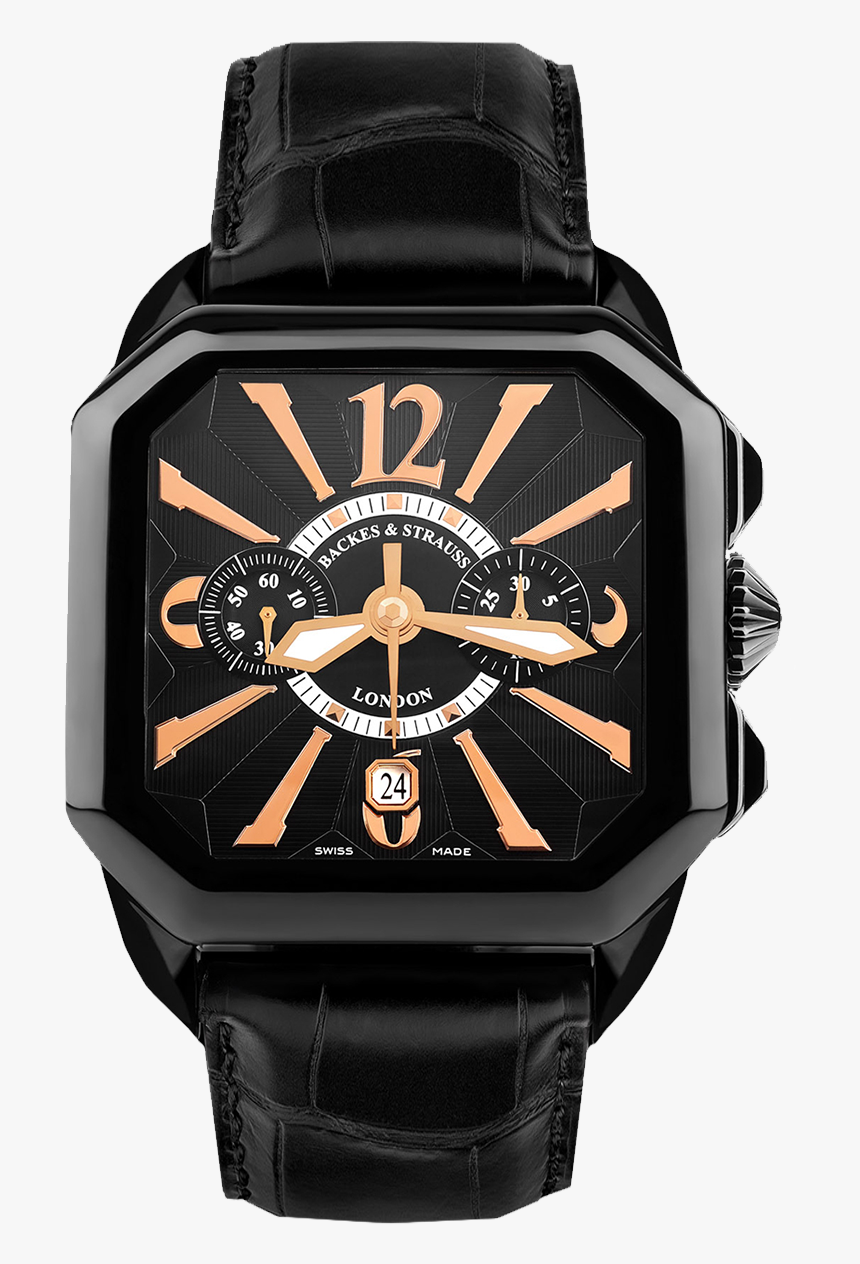 Berkeley Black Knight Chronograph 43 Luxury Watch - Chronograph, HD Png Download, Free Download