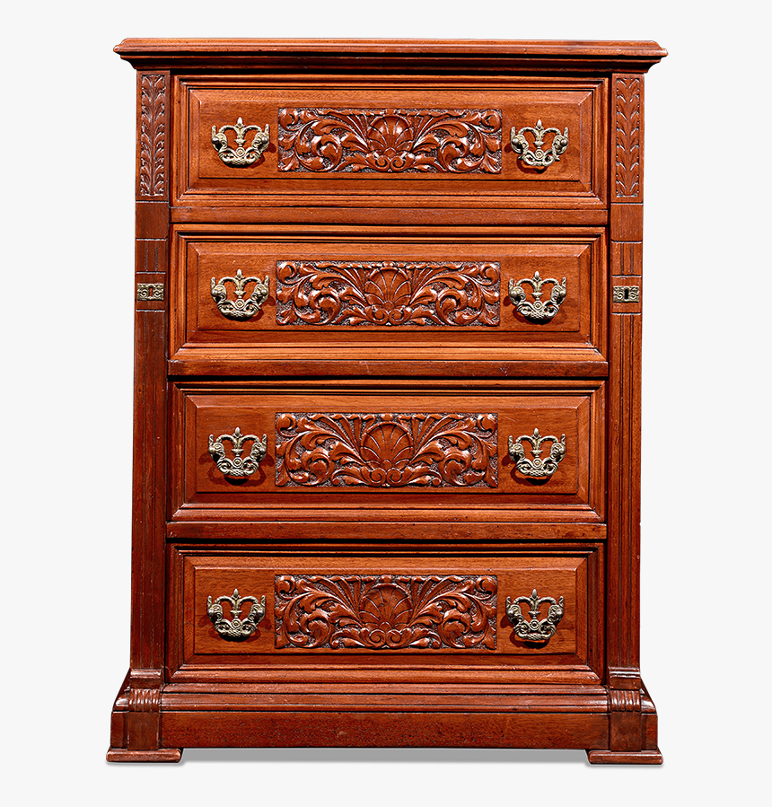 Mahogany Dresser With Side Lock - Drawer, HD Png Download, Free Download