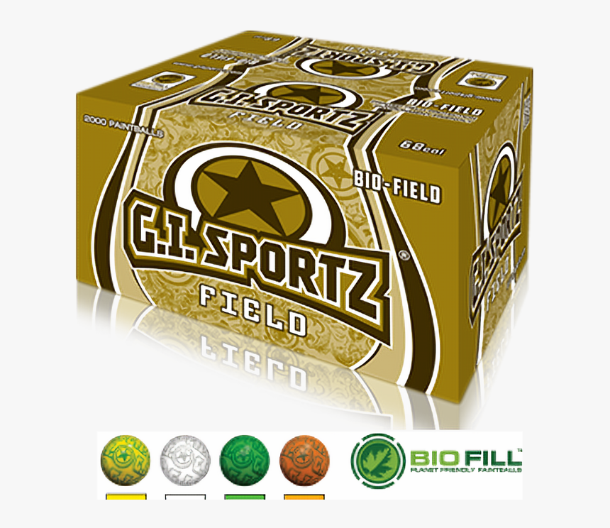 Gi Sportz Field Paintballs 68 Cal, HD Png Download, Free Download