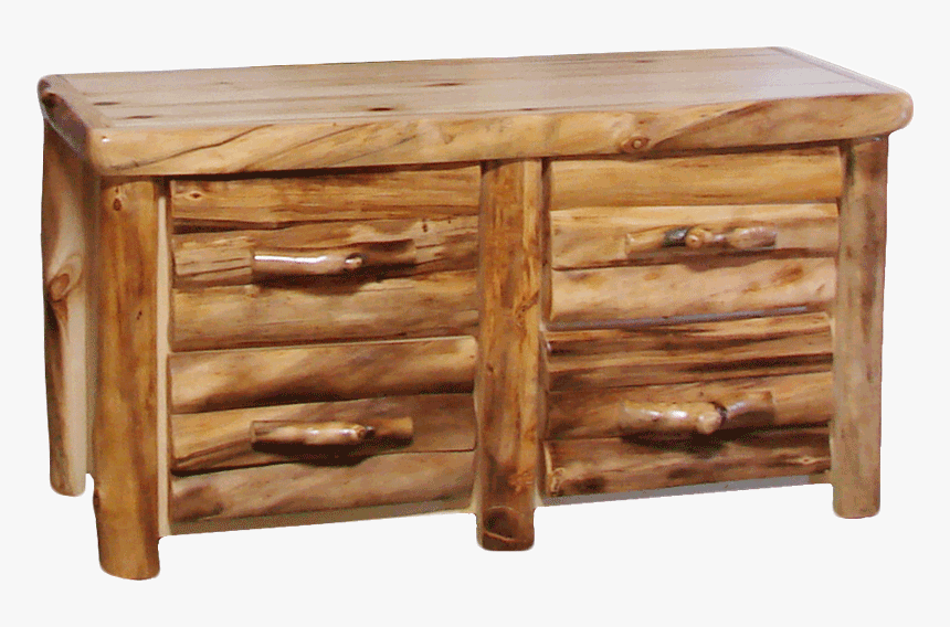 Aspen Log 4 Drawer Dresser - Drawer, HD Png Download, Free Download