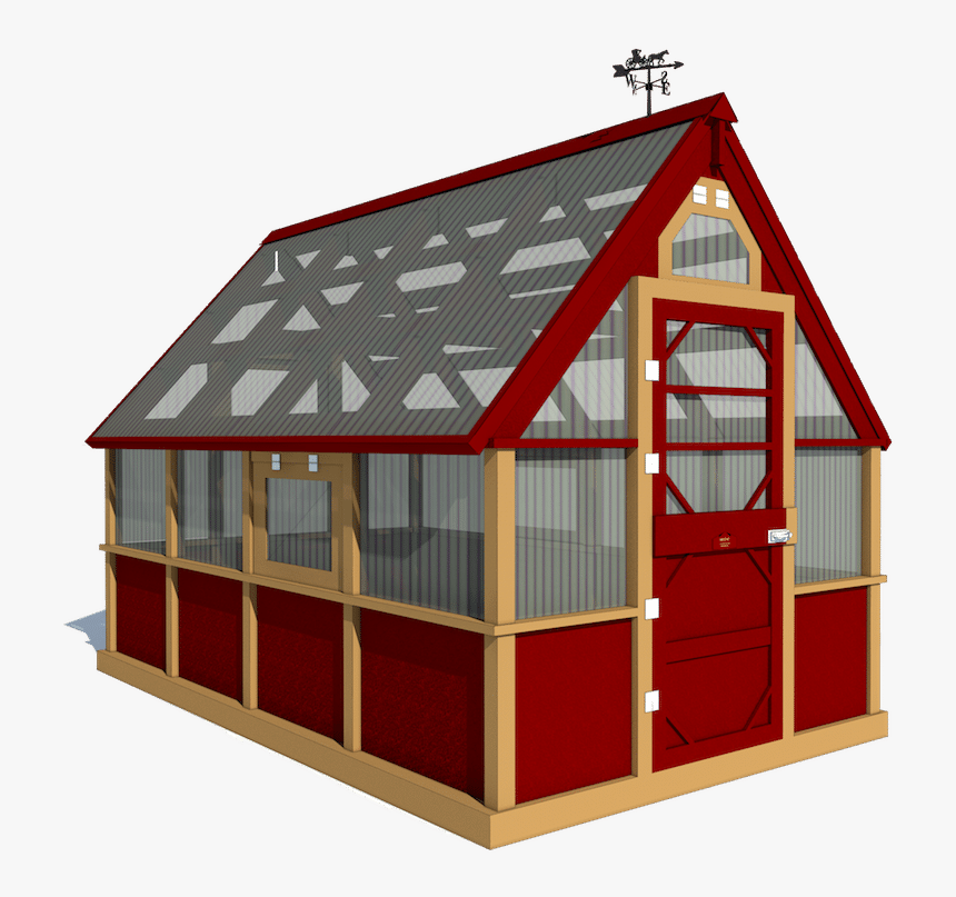 Transparent Roofing Greenhouse - Shed, HD Png Download, Free Download
