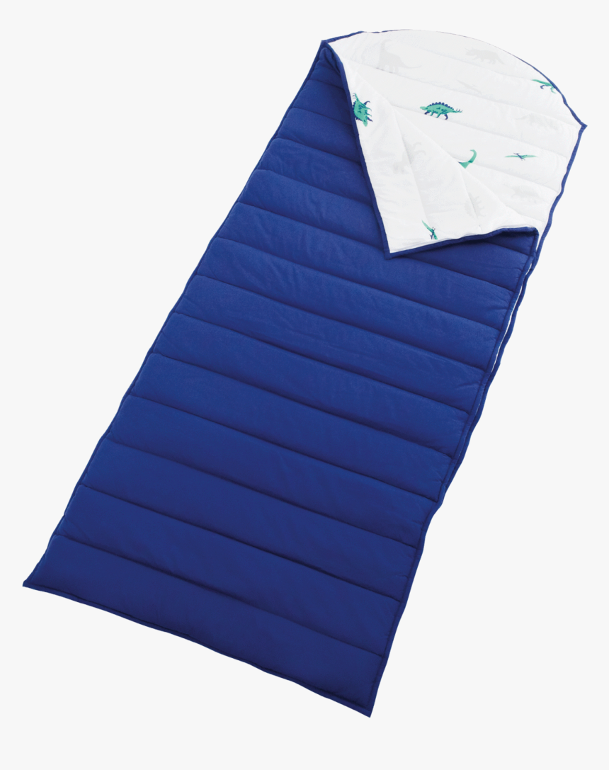 Quilted Sleeping Bag, Navy/dinosaur - Mat, HD Png Download, Free Download