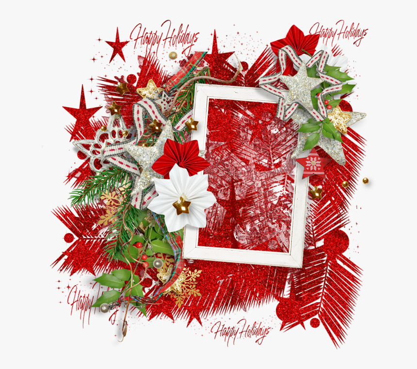 Christmas Frame Element Tagger Size 800 X - Ftu Cluster Frames Psp, HD Png Download, Free Download