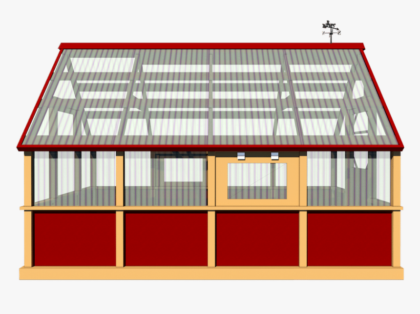 Transparent Roofing Greenhouse - Architecture, HD Png Download, Free Download