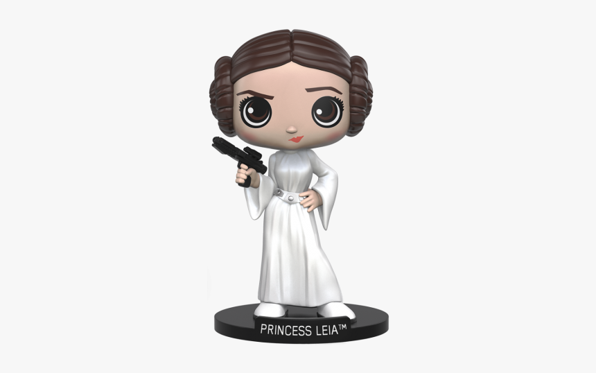 Star Wars Princess Leia Png - Princess Leia Funko Wobbler, Transparent Png, Free Download