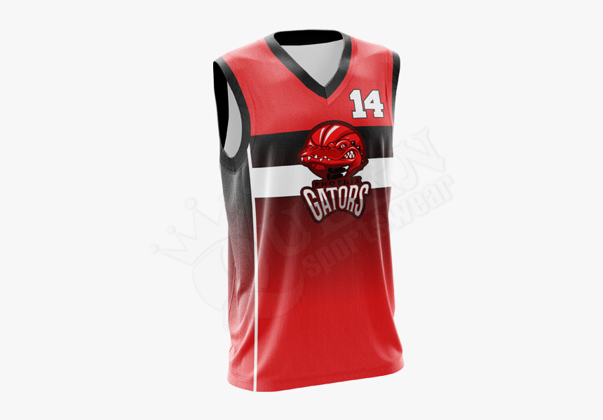 red sublimation basketball jersey