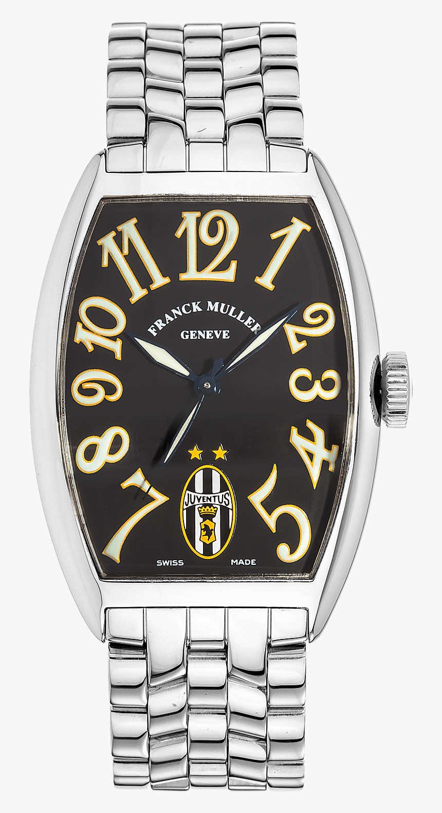 Cintree Curvex Juventus Limited Edition Stainless Steel - Franck Muller Casablanca 6850, HD Png Download, Free Download