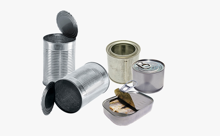 Metal Food Tins Like The Type Used For Canned Vegetables, - Nipple, HD Png Download, Free Download