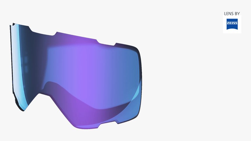 Parker Snow Goggle Lens Blue Chrome, HD Png Download, Free Download