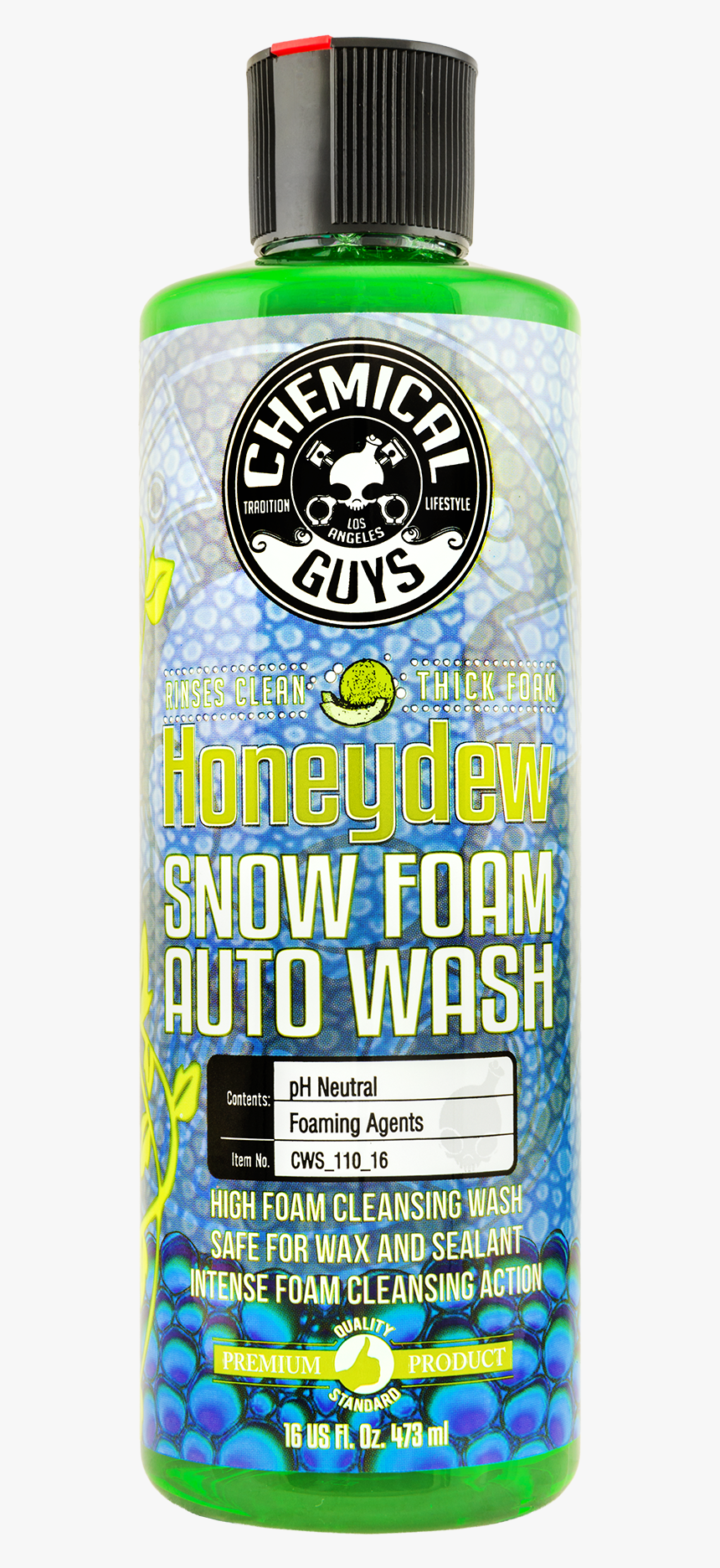 Honeydew Snow Foam Extreme Suds Cleansing Wash Shampoo - Chemical Guys Snow Foam Auto Wash, HD Png Download, Free Download
