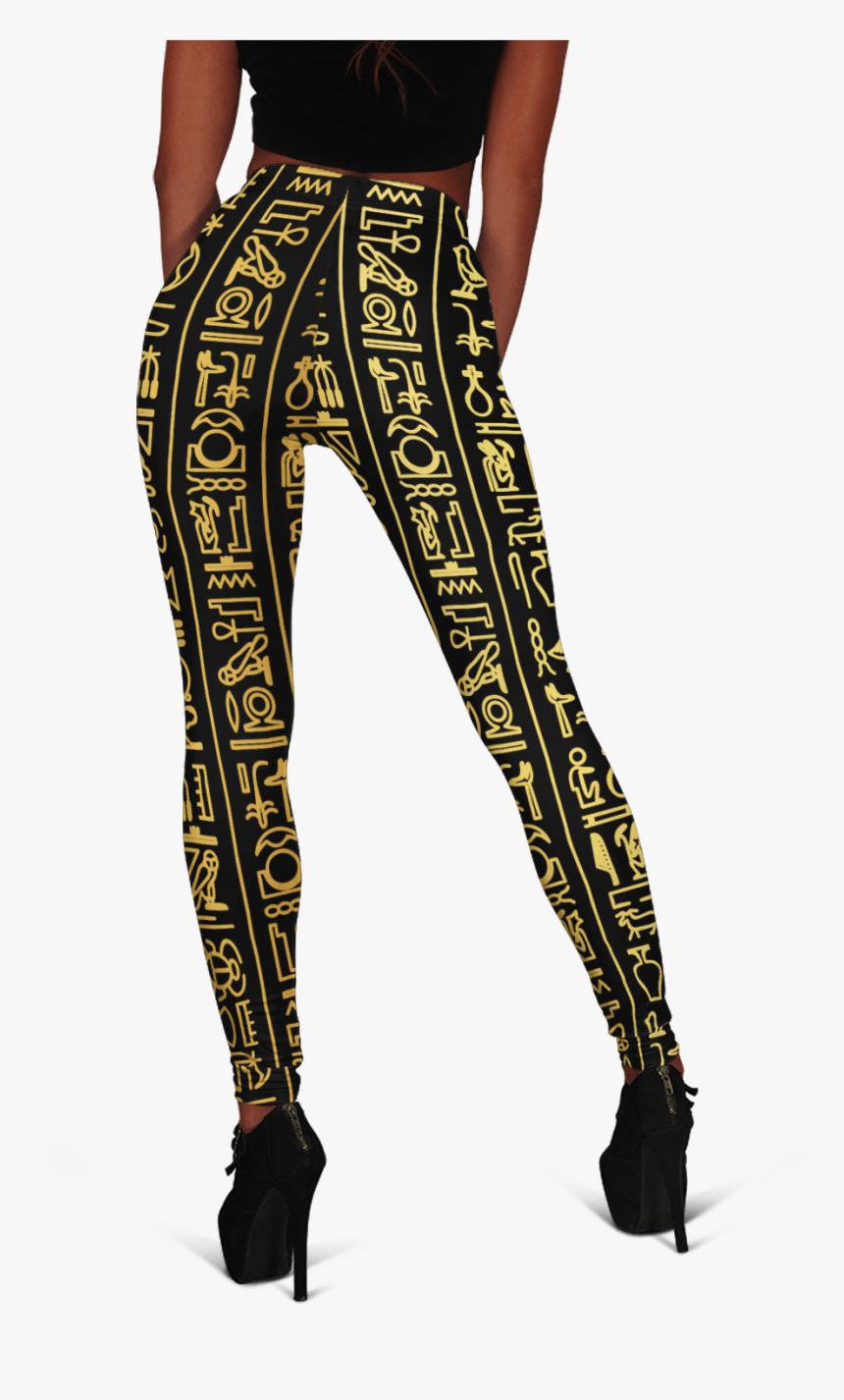 Egyptian Hieroglyphics Leggings 3"
 Class= - Ankh, HD Png Download, Free Download